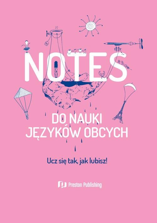 Notes do nauki języków obcych (okładka pudrowy...