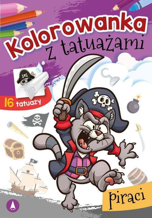 Kolorowanka z tatuażami Piraci, Wydawnictwo Skrzat