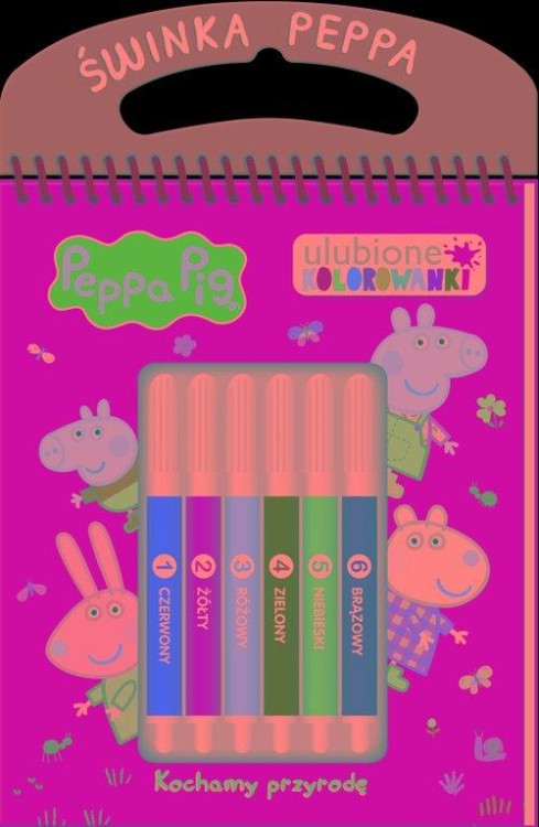 Peppa Pig. Ulubione kolorowanki cz. 2 Kochamy...
