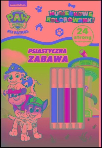 Psi Patrol Numerkowe kolorowanki 7 Psiastyczna...