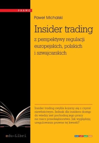 Insider trading z perspektywy regulacji...