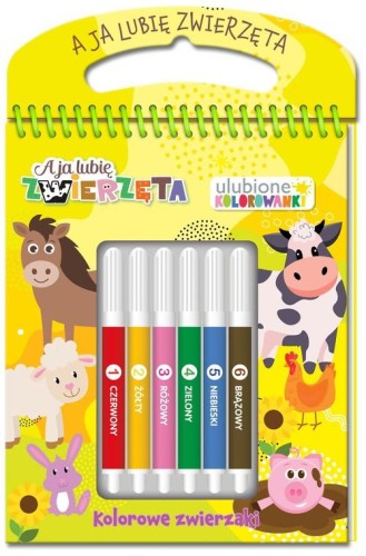 A ja lubię zwierzęta Ulubione kolorowanki 2...