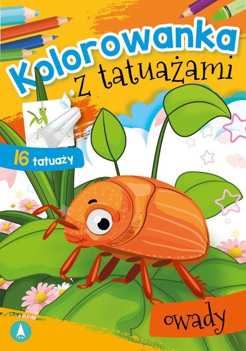 Kolorowanka z tatuażami Owady, Wydawnictwo Skrzat