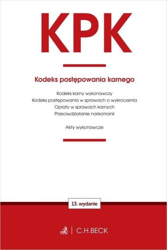KPK Kodeks postępowania karnego oraz ustawy...