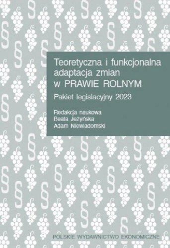 Teoretyczna i funkcjonalna adaptacja zmian w...