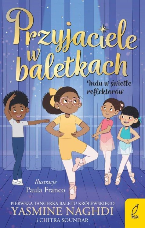 Przyjaciele w baletkach Indu w świetle reflektorów