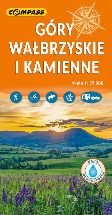 Góry Wałbrzyskie i Kamienne 1:35 000