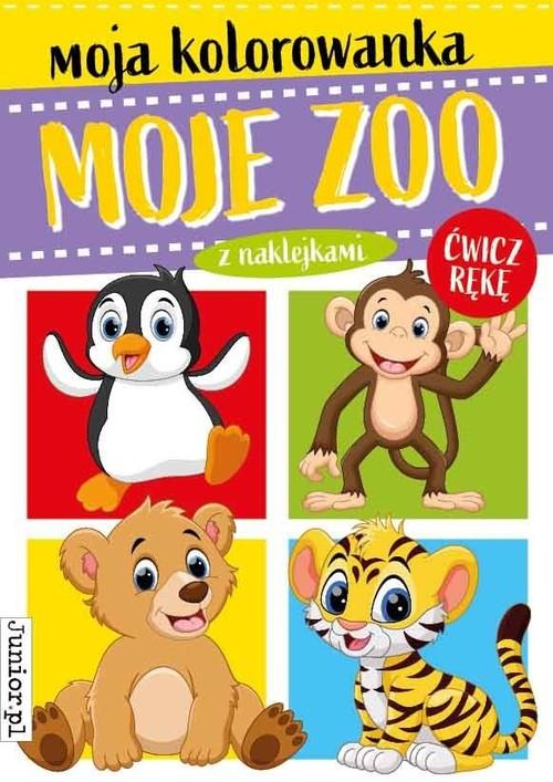 Moja kolorowanka Moje zoo z naklejkami