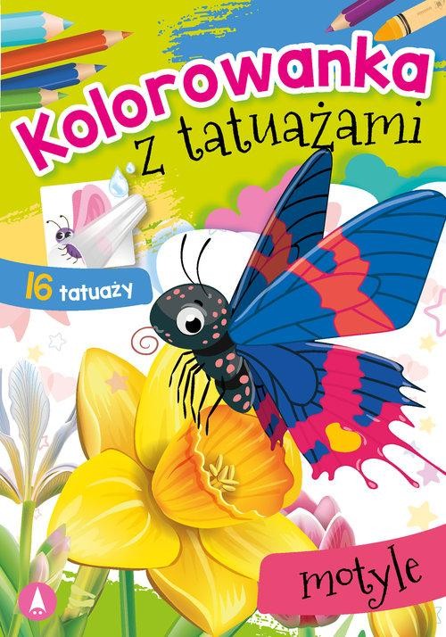 Kolorowanka z tatuażami Motyle, Wydawnictwo Skrzat