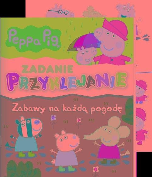 Peppa Pig. Zadanie Przyklejanie. Zabawy na...