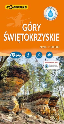 Góry Świętokrzyskie - mapa laminowana  1:60 000