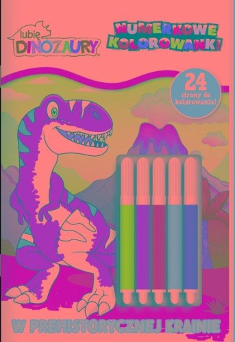 Lubię Dinozaury Numerkowe kolorowanki W...