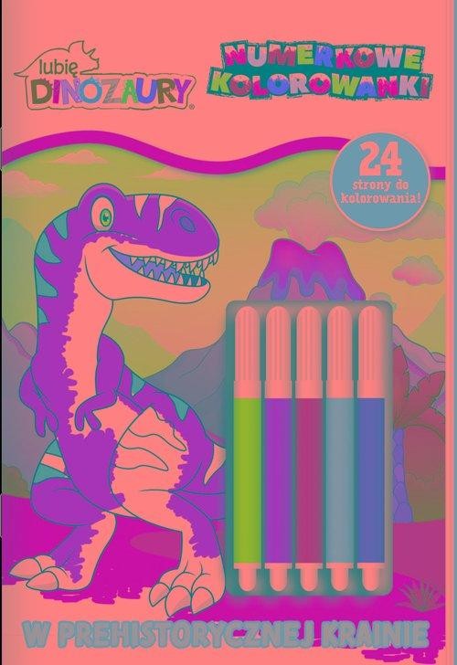 Lubię Dinozaury Numerkowe kolorowanki W...