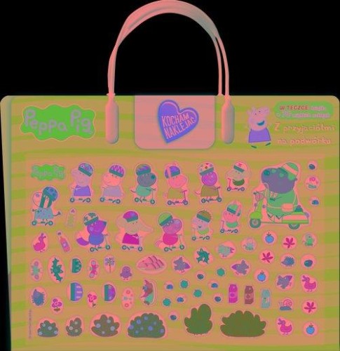 Peppa Pig. Kocham naklejać. Z przyjaciółmi na...