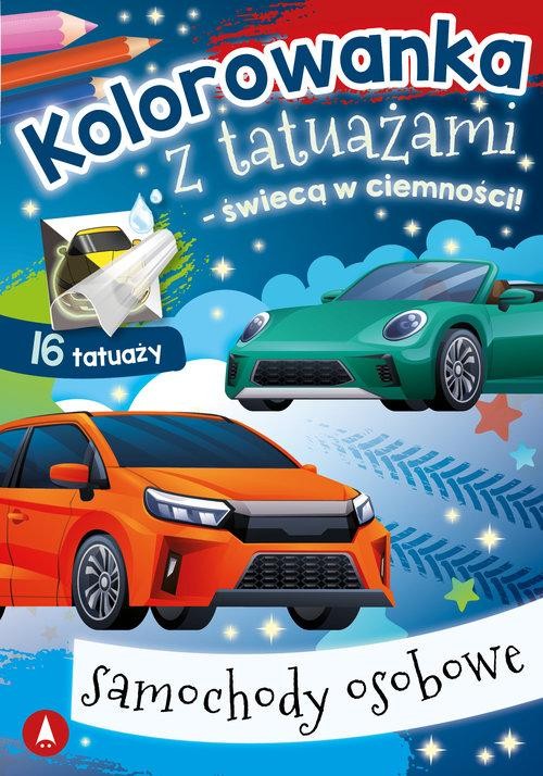 Kolorowanka z tatuażami - świecą w ciemności!...