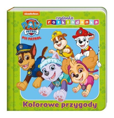 Psi Patrol Czytanka Rozkładanka Kolorowe przygody