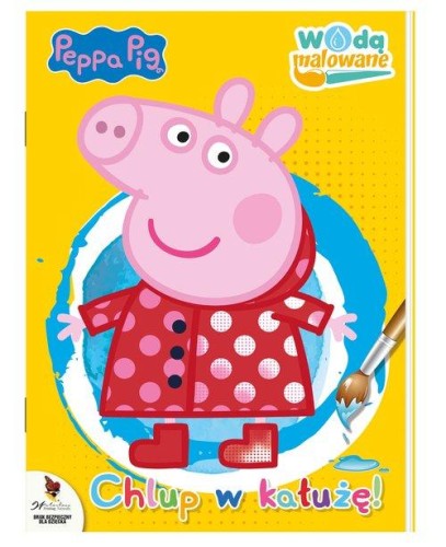 Peppa Pig Wodą malowane Chlup w kałużę!