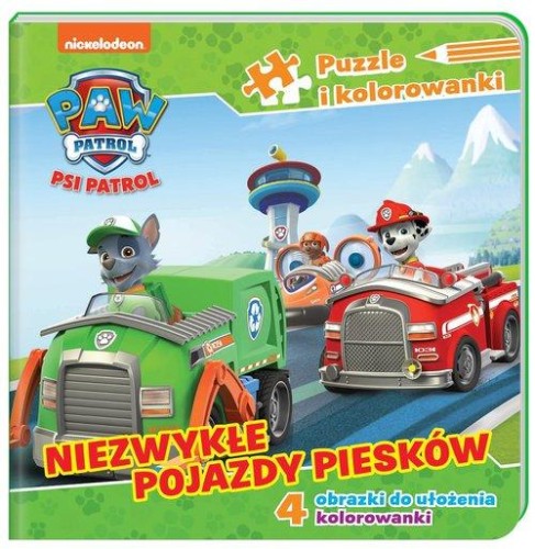 Psi Patrol Puzzle i kolorowanki Niezwykłe...