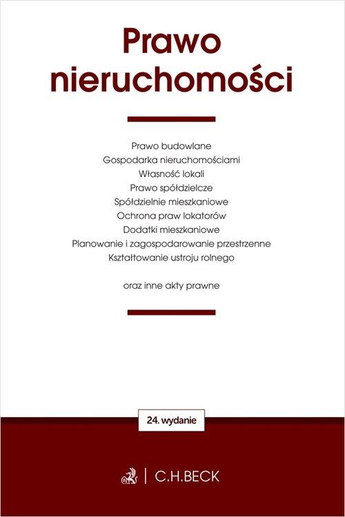 Prawo nieruchomości oraz inne akty prawne