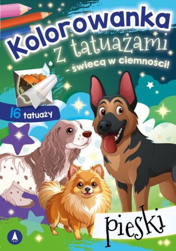 Kolorowanka z tatuażami - świecą w ciemności!...