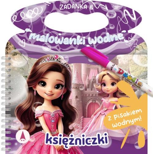 Zadanka & malowanki wodne Księżniczki