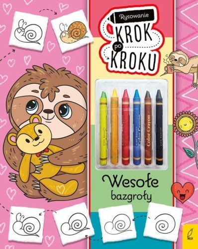 Rysowanie krok po kroku z kredkami Wesołe bazgroły