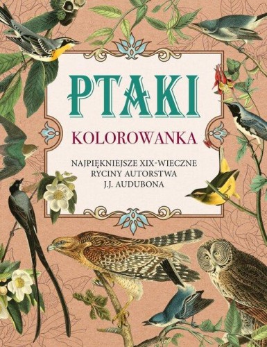 Ptaki Kolorowanka antystresowa