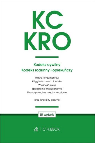KC. KRO. Kodeks cywilny. Kodeks rodzinny i...
