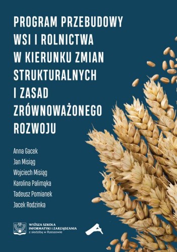 Program przebudowy wsi i rolnictwa w kierunku...
