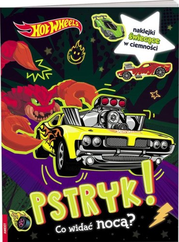 Mattel hot wheels.  pstryk! co widać nocą?