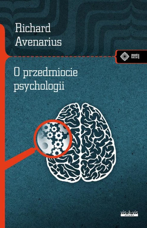 O przedmiocie psychologii, Avenarius Richard
