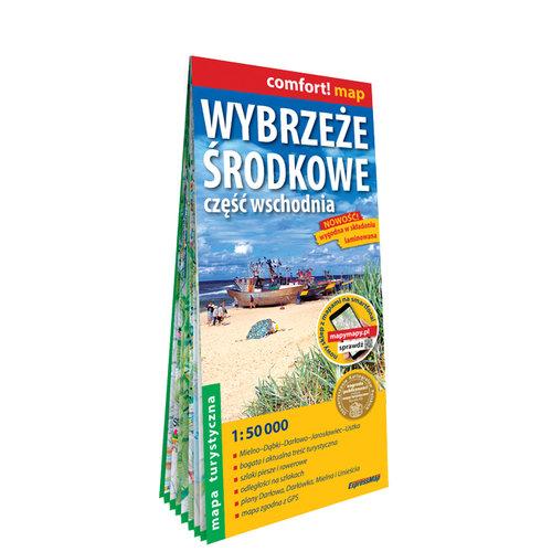 Wybrzeże Środkowe część wschodnia mapa...