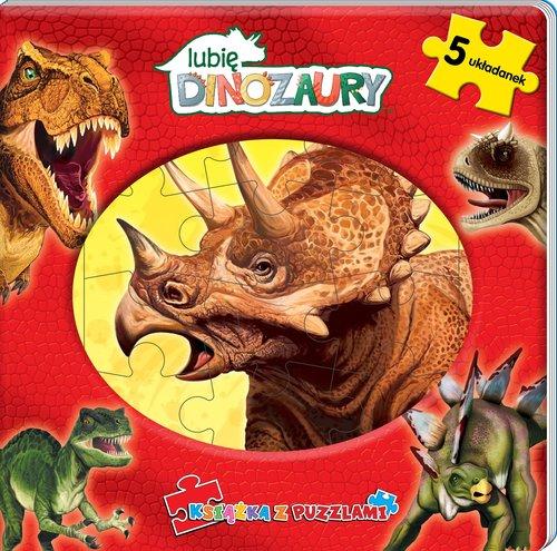 Lubię Dinozaury Książka z puzzlami
