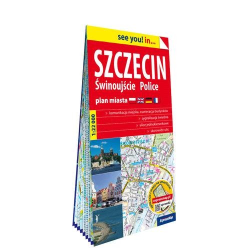 Szczecin, Świnoujście, Police; papierowy plan...