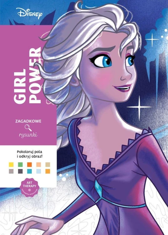 Girl power. Disney. Zagadkowe rysunki....